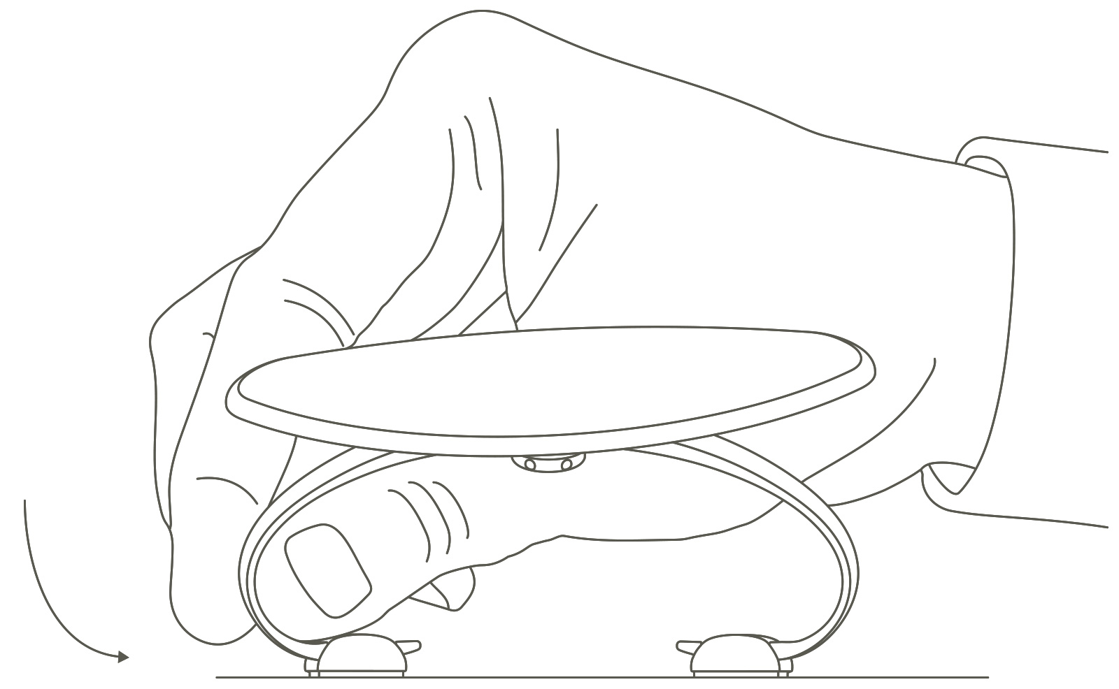 10 inserting the clip (spring 3 – 6) with a circular motion