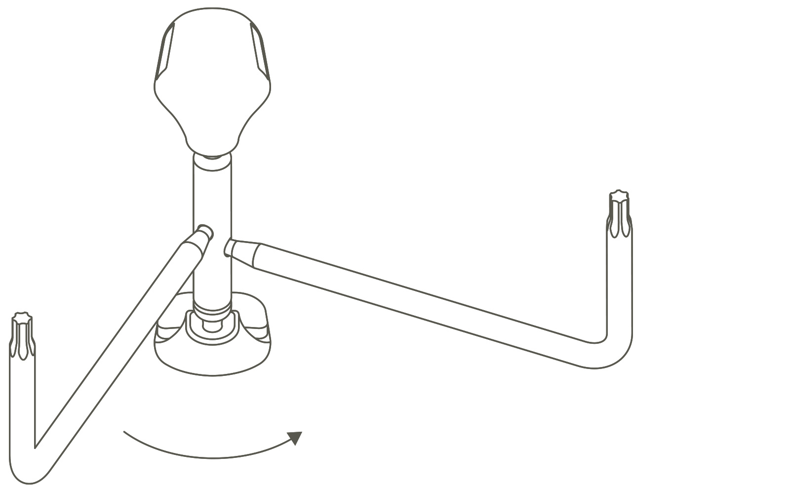 1 Tightening the clamp